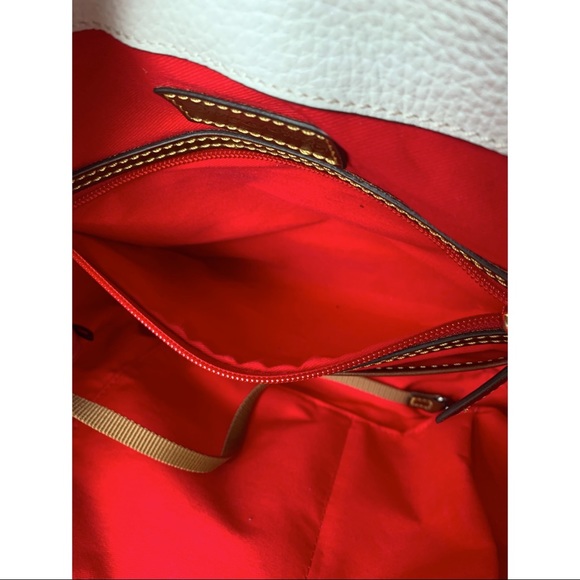 Dooney & Bourke Pebble Leather Logo Lock Hobo - Picture 13 of 16